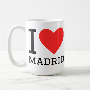 Ik hou van madrid koffiemok