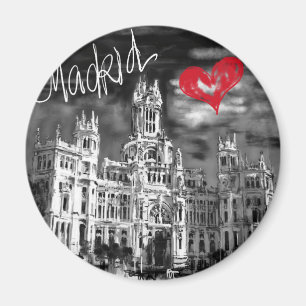 Ik hou van Madrid Magneet