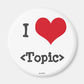 Ik hou van ____ magneet