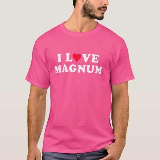 Ik hou van Magnum Matching Vriendin en vriend Magn T-shirt (Voorkant)