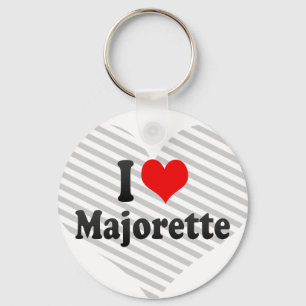 Ik hou van Majorette Sleutelhanger
