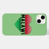 Ik hou van Malawi, Malawisch hart Case-Mate iPhone Case (Achterkant (horizontaal))