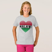 Ik hou van Malawi, Malawisch hart T-shirt (Voorkant volledig)