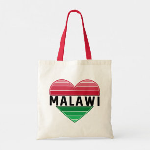 Ik hou van Malawi, Malawisch hart Tote Bag