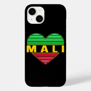 Ik hou van Mali, Malinees hart Case-Mate iPhone 14 Hoesje