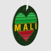 Ik hou van Mali, Malinees hart Ornament (voorkant)