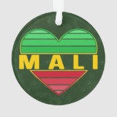 Ik hou van Mali, Malinees hart Ornament (achterkant)