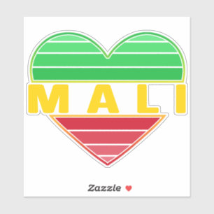 Ik hou van Mali, Malinees hart Sticker