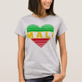 Ik hou van Mali, Malinees hart T-shirt (Voorkant)