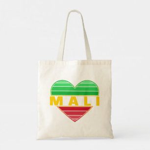 Ik hou van Mali, Malinees hart Tote Bag