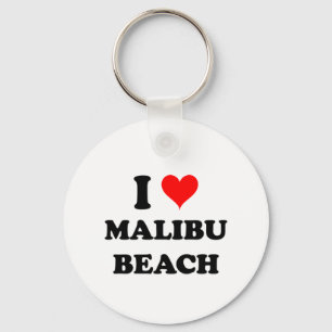 Ik hou van Malibu Beach California Sleutelhanger