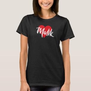 Ik hou van Malik voornaam die ik hoorde noemen T-shirt