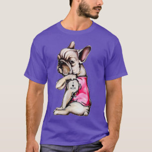 Ik hou van mam French Bulldog Dog mam Gift T-shirt