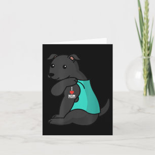 Ik hou van mam Tattoo Black Dog Kaart