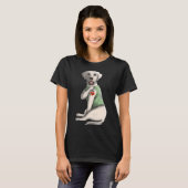 Ik hou van Mam Tattoo Labrador Moederdag T-shirt (Voorkant volledig)