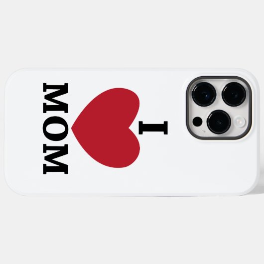 Ik hou van mama Case-Mate iPhone case (Achterkant (horizontaal))