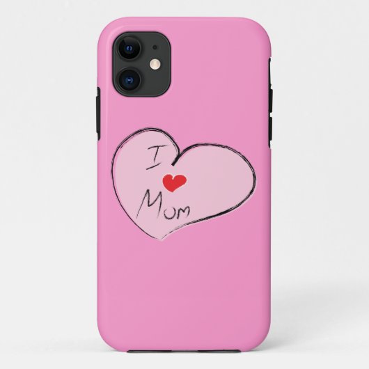 Ik hou van mama Case-Mate iPhone case (Achterkant)