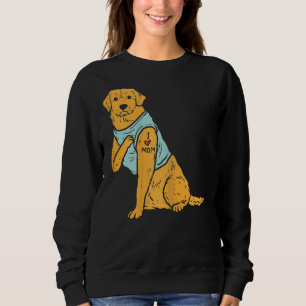 Ik hou van mama Golden Retriever Labrador Dog Vrou Trui