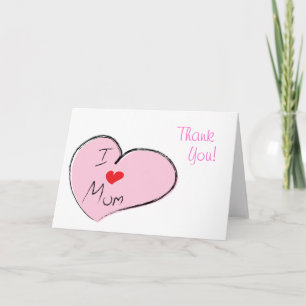 Ik hou van mama kaart