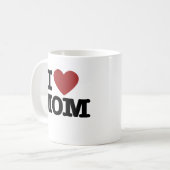 Ik hou van mama koffiemok (Voorkant links)