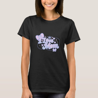 Ik hou van mama – Pastel Kawaii-ontwerp T-shirt