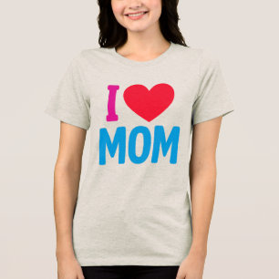 IK HOU VAN MAMA-SHIRT Tri-Blend SHIRT