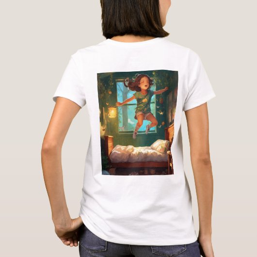 'Ik hou van mama' T-shirt" T-shirt (Achterkant)