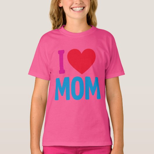 "IK HOU VAN MAMA" TSHIRT (Voorkant)