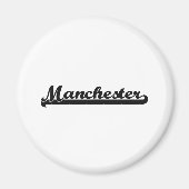 Ik hou van Manchester New Hampshire Classic Design Magneet (Voorkant)
