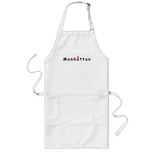 Ik hou van Manhattan Lang Schort (Voorkant)