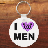 Ik hou van Mannen Sleutelhanger (Voorkant)