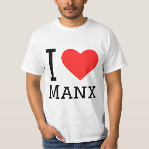 Ik hou van Manx T-shirt