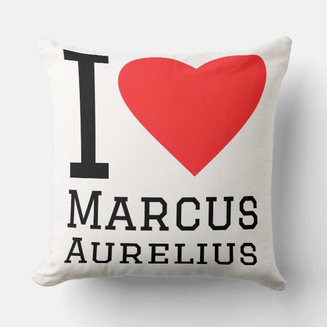 Ik hou van Marcus Aurelius Kussen (Voorkant)
