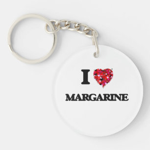 Ik hou van Margarine Sleutelhanger