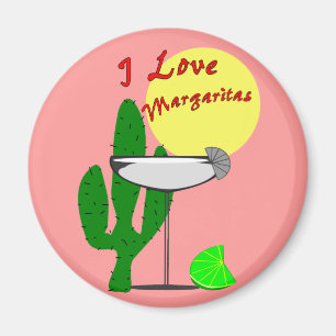 Ik hou van margaritas-Margarita Lovers T-Shirts Magneet