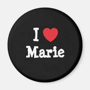 Ik hou van Marie hart T-Shirt Magneet