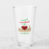 Ik hou van Marokko Glas (Voorkant)