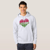 Ik hou van Marokko, Marokkaans hart Hoodie (Voorkant volledig)