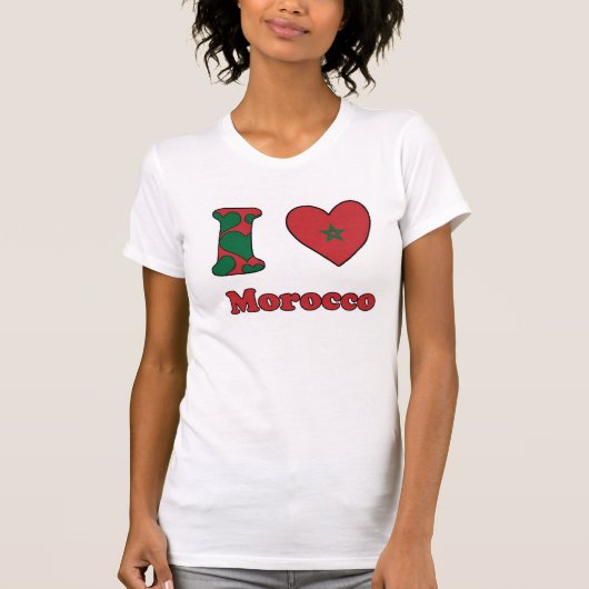 Ik hou van Marokko T-shirt (Voorkant)