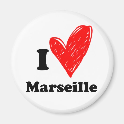 Ik hou van Marseille Magneet (Voorkant)