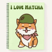 Ik hou van Matcha 🧇🍵🥫 Notitieboek (Voorkant)