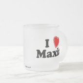 Ik hou van Maxim Matglas Koffiemok (Voorkant rechts)