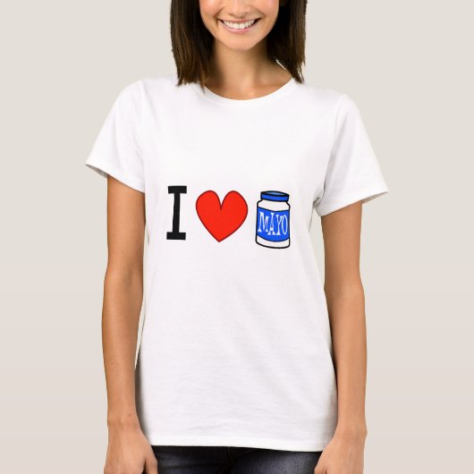 Ik hou van Mayo! T-shirt (Voorkant)