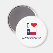 Ik hou van McGregor Texas Magneet (Voorkant / Achterkant)