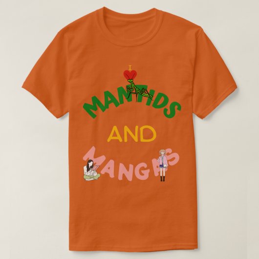 Ik hou van MDS en manga's T-shirt (Design voorkant)