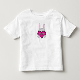 Ik hou van me hart als ik een beetje Bunny moet be Kinder Shirts