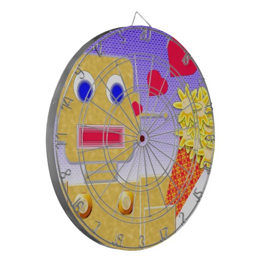 Ik hou van me, ik ben een Bot Dartbord (Voorkant Links)