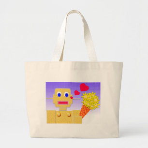 Ik hou van me, ik ben een Bot Grote Tote Bag