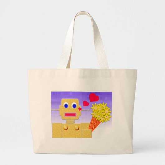 Ik hou van me, ik ben een Bot Grote Tote Bag (Voorkant)