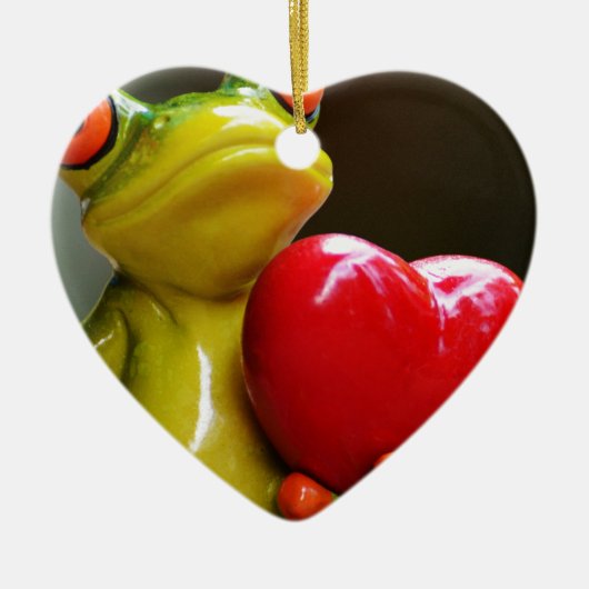 Ik hou van me...Ik ben Lonley. Keramisch Ornament (Voorkant)